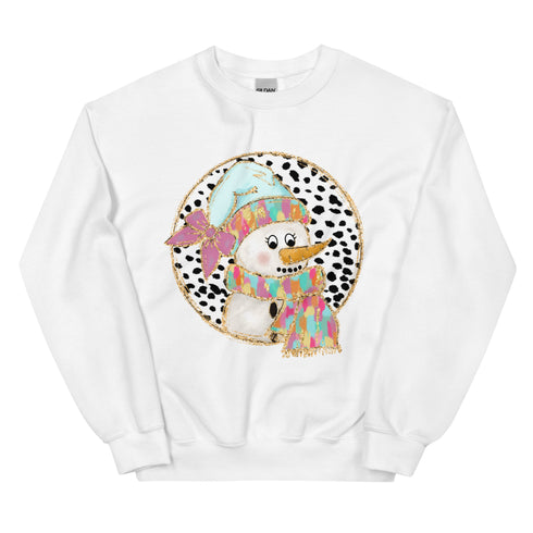 Snowman Winter Christmas Crewneck
