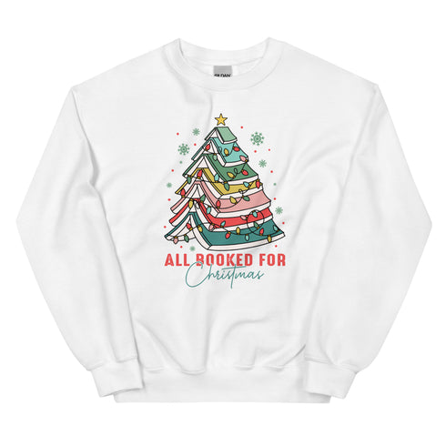 All Booked For Christmas Sweatshirt