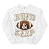Bend and Snap Football Crewneck