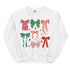 Christmas Coquette Bow Sweatshirt
