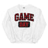 Game Day Red Plaid Football Sweatshirt