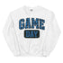 Game Day Blue Plaid Football Sweatshirt