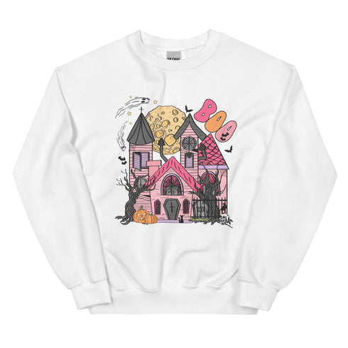 Boo House Halloween Sweatshirt