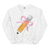 Coquette Teacher Bow Pencil Sweatshirt