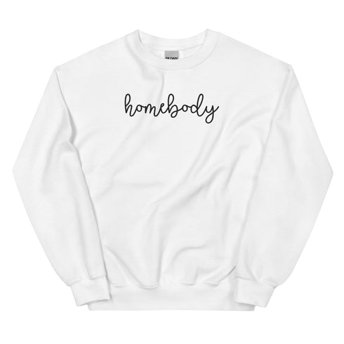 Homebody Embroidered Crewneck