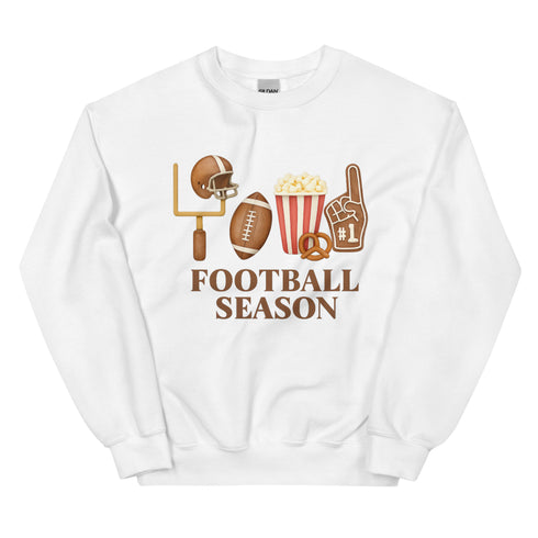 Football Season Doodles Crewneck