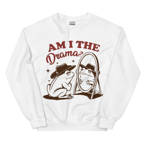 Am I the Drama? Frog Crewneck