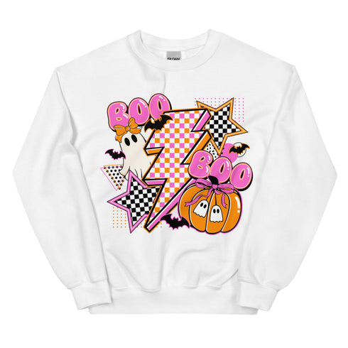 Sweatshirt Retro Halloween Doodle Shirt