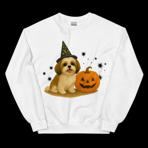 Shih Tzu Halloween Witchy Dogs Sweatshirt