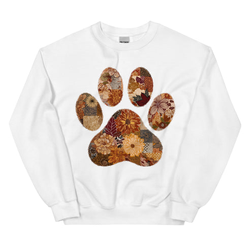 Floral Dog Mom Fall Crewneck