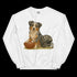 Blue Merle Aussie Football Sweatshirt