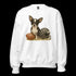 Chihuahua Black and White Football Sweatshirt