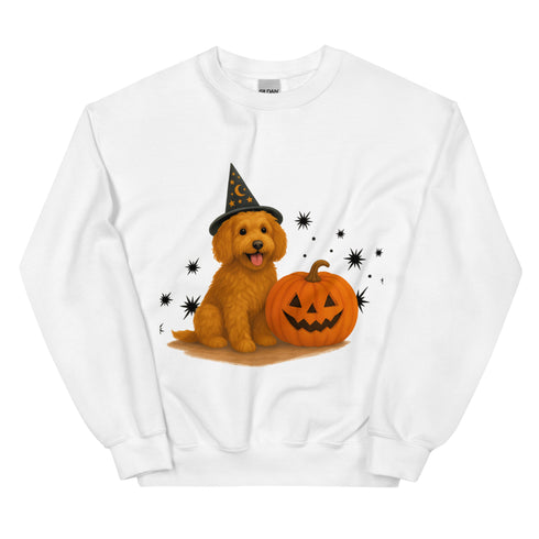 Golden Doodle Halloween Witchy Dogs Sweatshirt