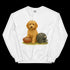 Golden doodle Football Sweatshirt