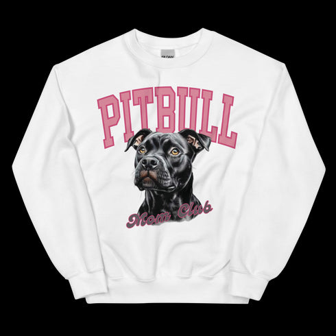 Black Pitbull Mom Club Sweatshirt