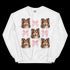 Sheltie With Pink Bows Dog Sweatshirt