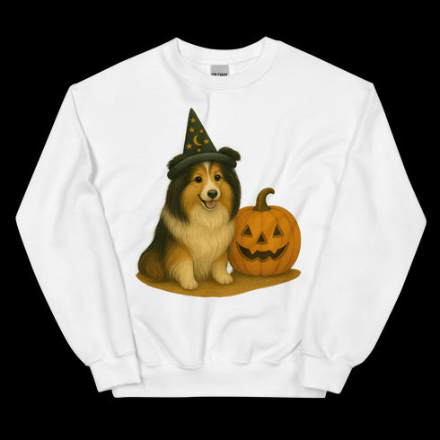 Sheltie Witchy Dog Sweatshirt