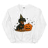 Black & Tan Short Hair Dachshund Halloween Witchy Dogs Sweatshirt