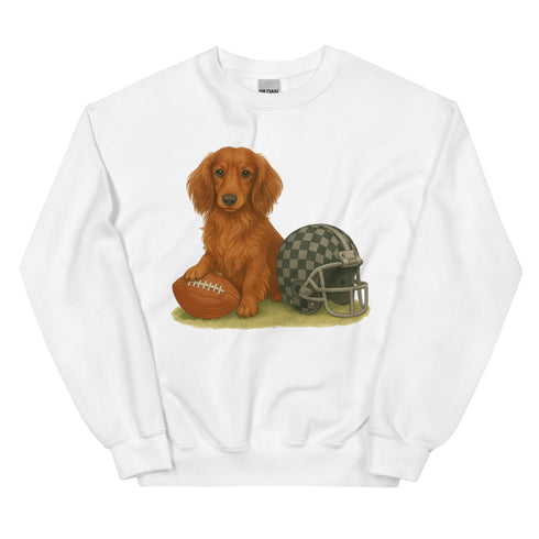 Dachshund Football Sweatshirt