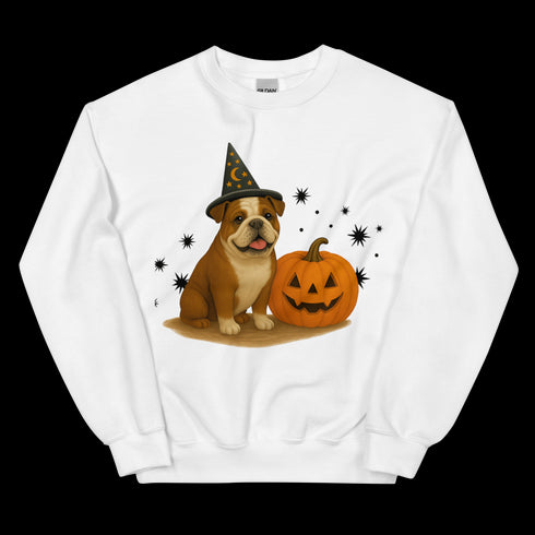 English Bulldog Halloween Witchy Dogs Sweatshirt