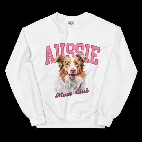 Red Merle Aussie Dog Mom Club Sweatshirt