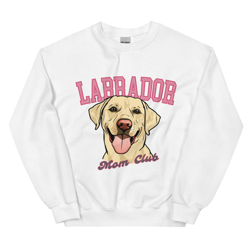 Yellow Lab Dog Mom Club Sweatshirt