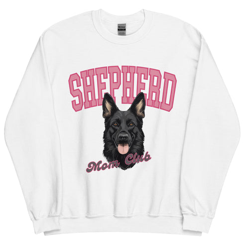 Black German Shepherd Mom Club Sweatshirt