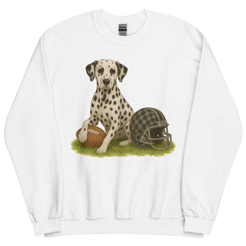 Dalmatian Football Sweatshirt