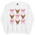 Tan chihuahua with bows Sweatshirt