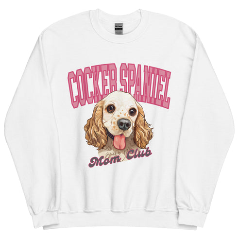 Cocker Spaniel Mom Club Sweatshirt