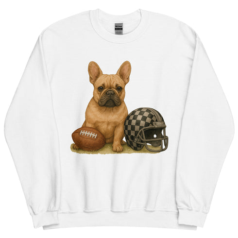 French Bulldog Football Sweatshirt