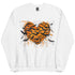 Halloween Heart and Bats Sweatshirt