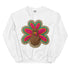 Faux Crochet Thanksgiving Turkey Sweatshirt