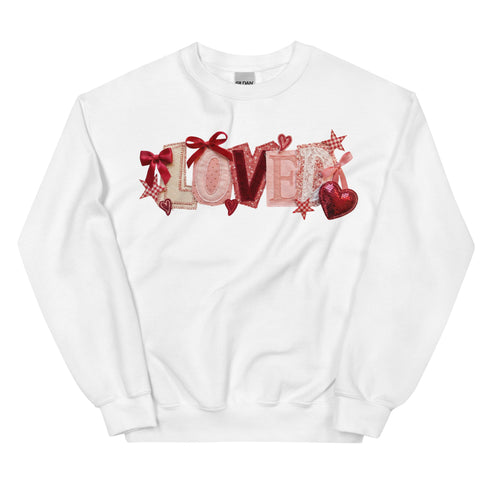 Loved Faux Quilt Crewneck