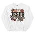 Jesus Faux Quilted Crewneck