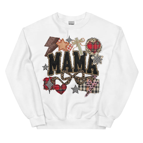 MAma Faux Quilt Sweatshirt