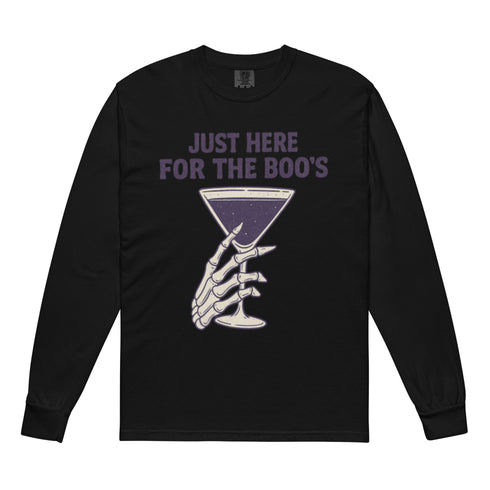 Just Here For The Boo's Drink Long Sleeve Shirt
