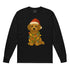 Christmas Golden Doodle Long sleeve Comfort Colors Shirt