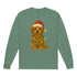 Christmas Golden Doodle Long sleeve Comfort Colors Shirt