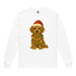 Christmas Golden Doodle Long sleeve Comfort Colors Shirt