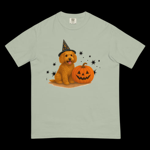 Golden Doodle Halloween Witchy Dogs Shirt