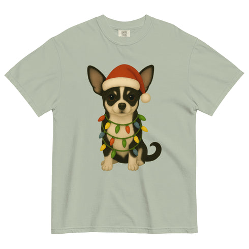 Christmas Black and White chihuahua Shirt