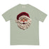 Faux Crochet Yarn Jolly Santa Comfort Colors Shirt