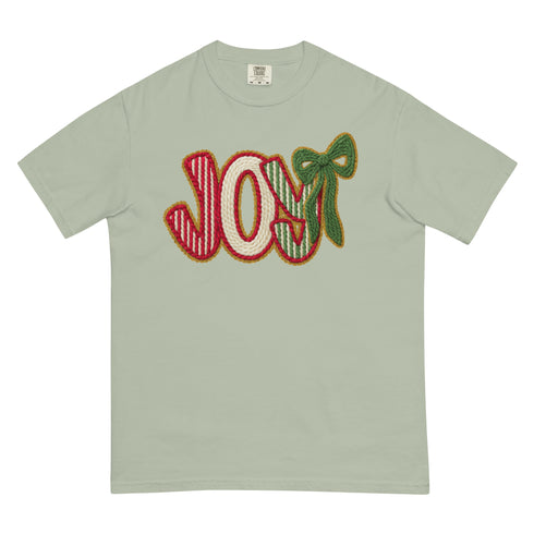 Joy Faux Crochet Christmas Comfort Colors