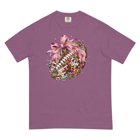Disco Football Comfort Colors Shirt