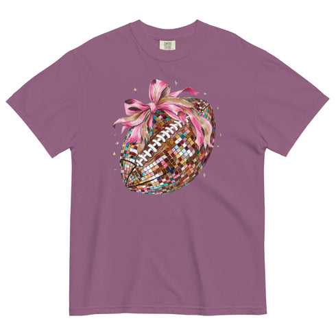 Disco Football Comfort Colors Shirt