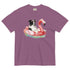 Border Collie Flamingo Float Dog Shirt