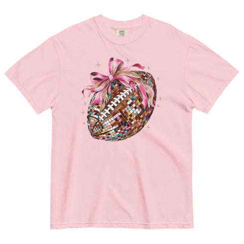 Disco Football Comfort Colors Shirt