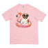 St. Bernard Flamingo Float Dog Shirt
