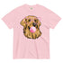 Bubblegum Golden Retriever Shirt